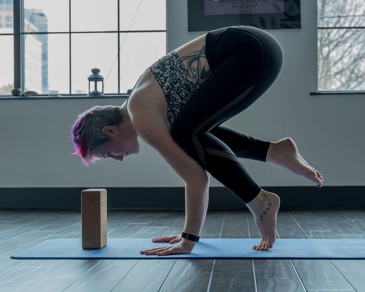 Crow Pose Step Step Kakasana