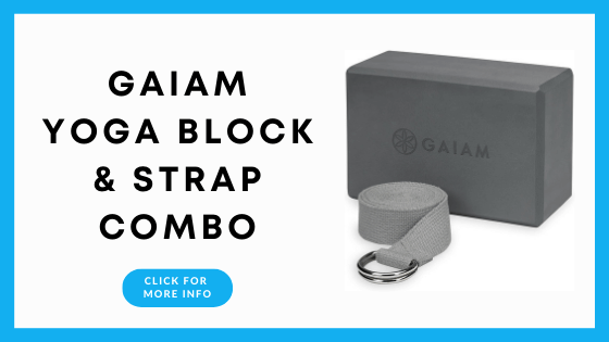 Gaiam Yoga Blocks - The Gaiam Yoga Block & Strap Combo