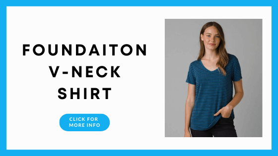 Yoga Tops With Sleeves - Foundaiton V-Neck Shirt