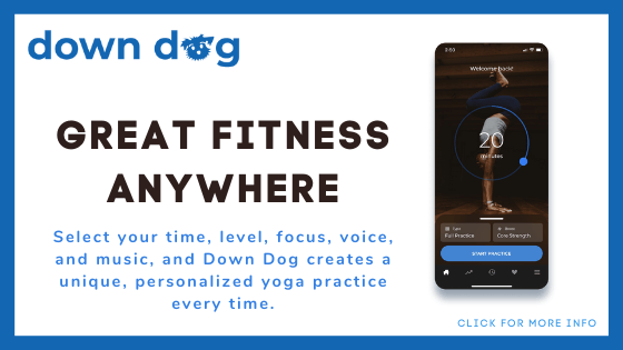 learn yoga at home app - Down Dog