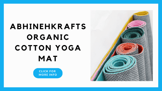 Eco Friendly Yoga Mats - Abhinehkrafts Organic Cotton Yoga Mat