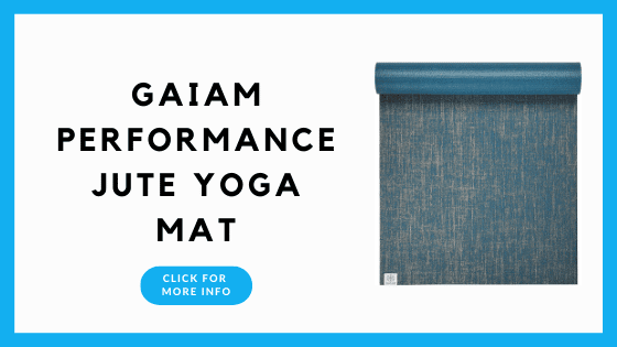Eco Friendly Yoga Mats - Gaiam Performance Jute Yoga Mat