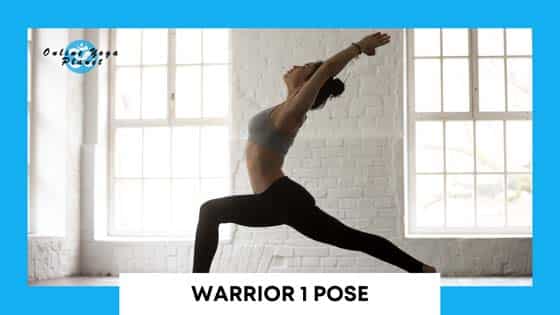 Home Yoga Pose Practice Warrior 1 Pose
