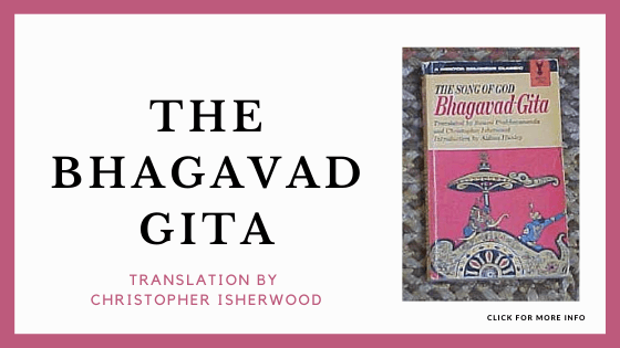 books for yoga teacher training - The Bhagavad Gita – Translation by Christopher Isherwood