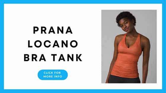 Yoga Tops With Built In Bra - prAna Locano Bra Tank