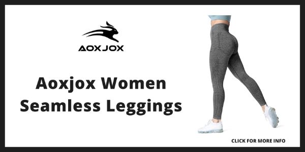 Best Yoga Pants on Amazon - Aoxjox Women Seamless Leggings