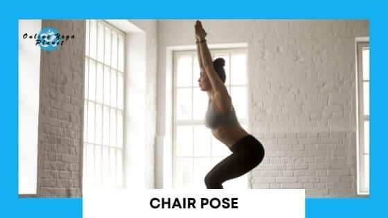 chair Yoga Pose Banner