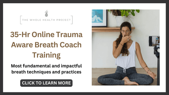 breathwork teacher trainings - The Whole Health Project